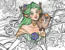 <EM>CRITICAL ROLE: FEARNE CALLOWAY’S FEY FANTASY COLORING ADVENTURE</EM>