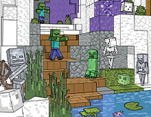 <EM>THE OFFICIAL MINECRAFT COLORING BOOK: VOLUME 2</EM>