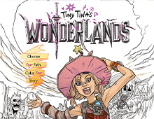 <EM>TINY TINA’S WONDERLANDS: A BUNKERS & BADASSES COLORING ADVENTURE</EM>